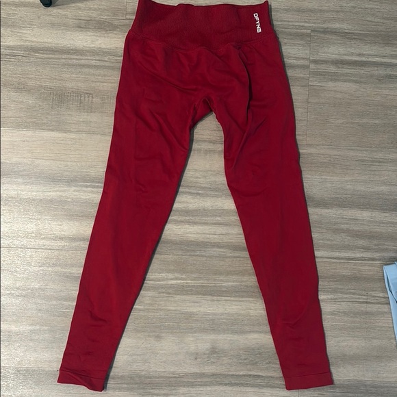 Dfyne Pants - DFYNE CHERRY RED LEGGINGS WORE ONCE